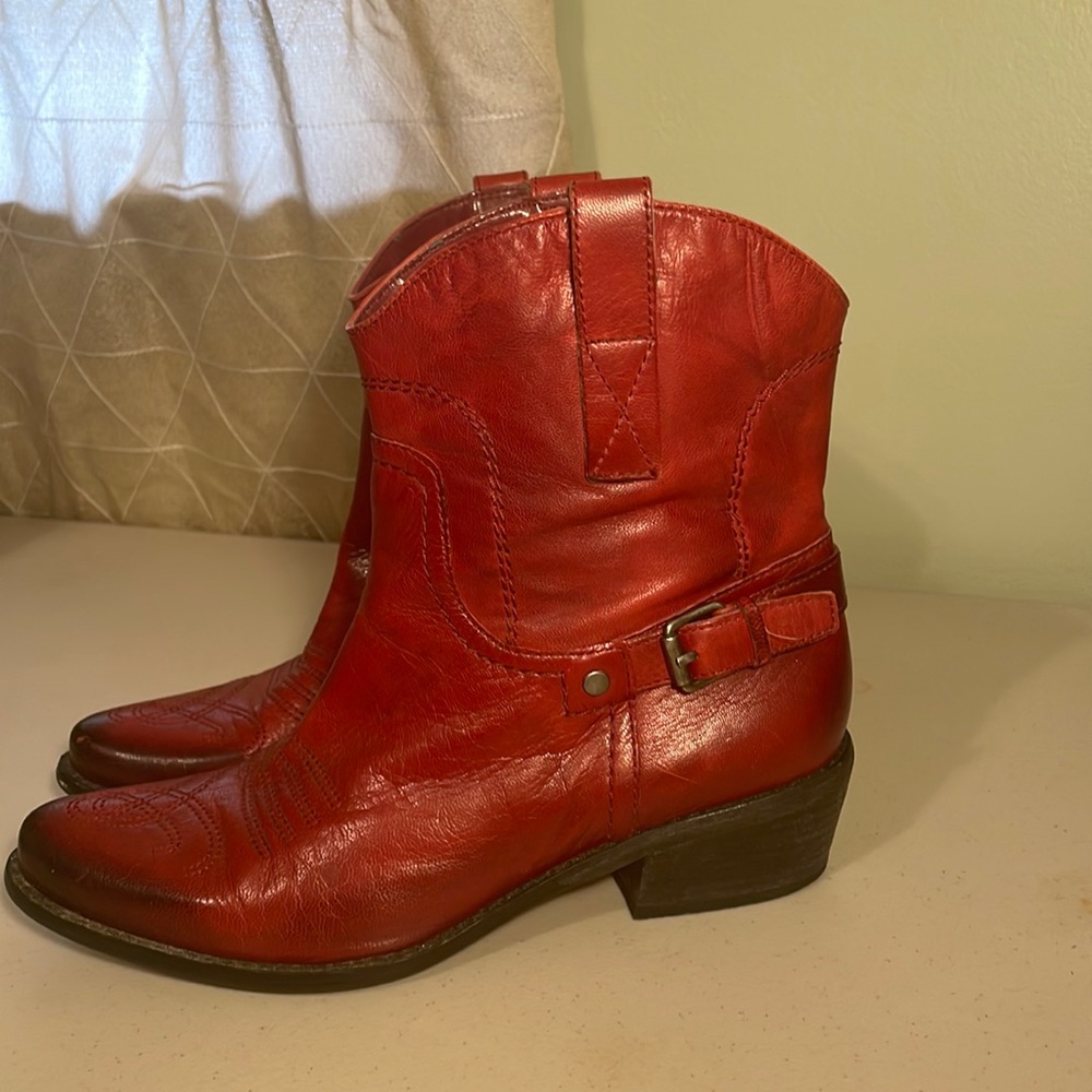 Franco Sarto western booties